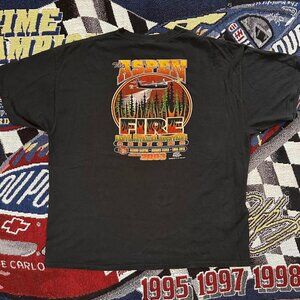 Vintage 2003 Arizona Aspen Fire Faded Shirt Skater Size XXL
